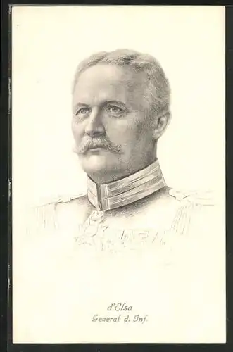 AK General d. Inf. d`Elsa in Uniform