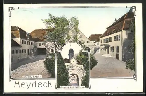 AK Heydeck, Eingang zum Schloss Kreuth