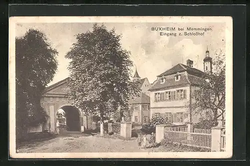 AK Buxheim bei Memmingen, Eingang zum Schlosshof