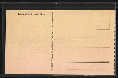 AK Krumbach i. Schwaben, Teilansicht