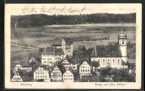 AK Altensteig, Kirche und Altes Schloss