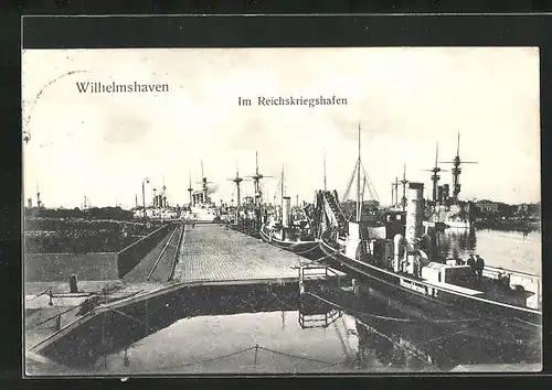 AK Wilhelmshaven, Im Reichskriegshafen