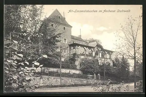 AK Aachen, Alt-Linzenshäuschen im Aachener Stadtwald