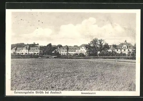 AK Strüth bei Ansbach, Genesungshiem, Gesamtansicht