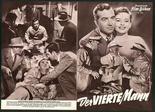 Filmprogramm IFB Nr. 2230, Der vierte Mann, John Payne, Coleen Gray, Regie: Phil Karlson