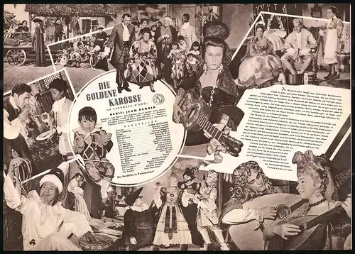 Filmprogramm IFB Nr. 2214, Die goldene Karosse, Anna Magnani, Duncan Lamont, Regie: Jean Renoir