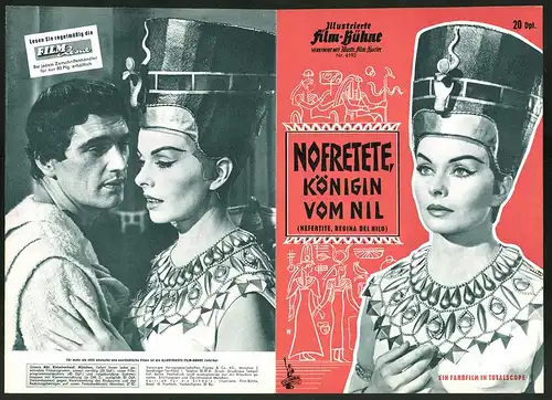 Filmprogramm IFB Nr. 6192, Nofretete, Königin vom Nil, Jeanne Crain, Edmund Purdom, Regie: Fernando Cerchio