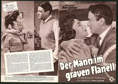 Filmprogramm IFB Nr. 3404, Der Mann im grauen Flanell, Gregory Peck, Jennifer Jones, Regie: Nunnally Johnson