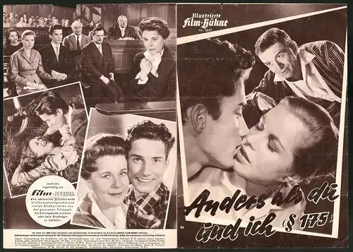 Filmprogramm IFB Nr. 3847, Anders als du und ich (§ 175), P. Wessely, C. Wolff, Regie: Veit Harlan
