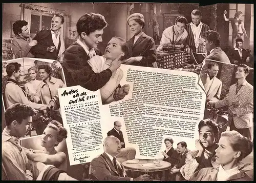 Filmprogramm IFB Nr. 3847, Anders als du und ich (§ 175), P. Wessely, C. Wolff, Regie: Veit Harlan