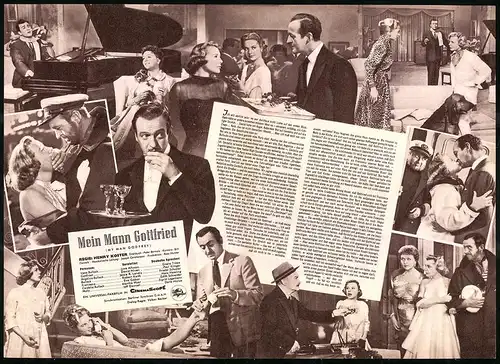 Filmprogramm IFB Nr. 4159, Mein Mann Gottfried, June Allyson, David Niven, Regie: Henry Koster