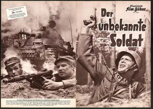 Filmprogramm IFB Nr. 3454, Der unbekannte Soldat, Kosti Klemelä, Jussi Jurkka, Regie: Edvin Laine