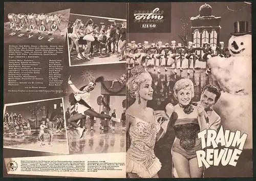 Filmprogramm PFP Nr. 121 /60, Traum Revue, Waltraut Haas, Teddy Reno, Regie: Eduard v. Borsody