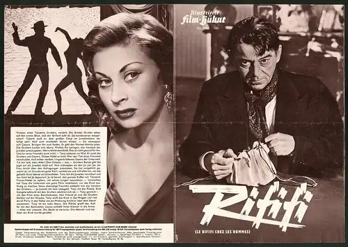 Filmprogramm IFB Nr. 2956, Rififi, Jean Servais, Carl Möhner, Robert Manuel, Regie: Jules Dassin