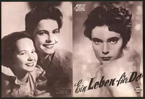 Filmprogramm DNF, Ein Leben für Do, Hans Söhnker, Paola Loew, Heidi Becker, Regie: Gustav Ucicky