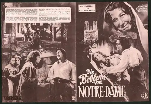 Filmprogramm DNF, Die Bettlerin von Notre-Dame, Myriam Bru, Milly Vitale, Regie: Giacomo Gentilomo