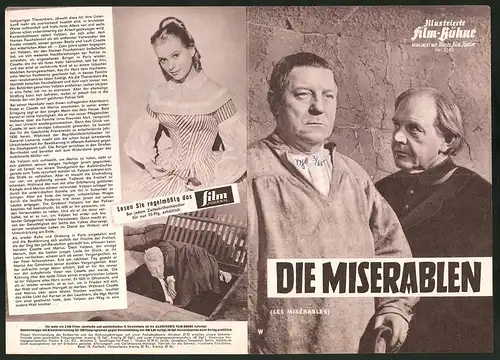 Filmprogramm IFB Nr. 5143, Die Miserablen, Jean Gabin, Bernard Blier, Daniele Delorme, Regie: Jean-Paul Le Chanois