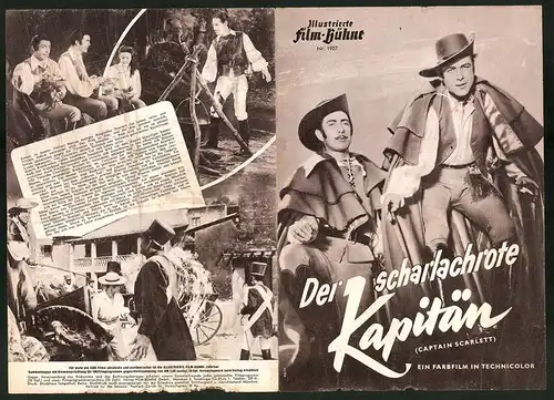 Filmprogramm IFB Nr. 1927, Der scharlachrote Kapitän, Richard Greene, Leonora Amar, Regie: Thomas H. Carr