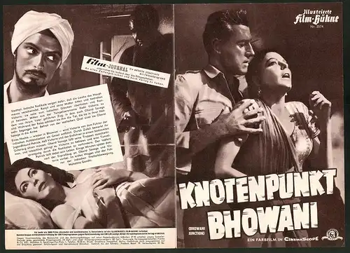 Filmprogramm IFB Nr. 3574, Knotenpunkt Bhowani, Ava Gardner, Stewart Granger, Bill Travers, Regie: George Cukor