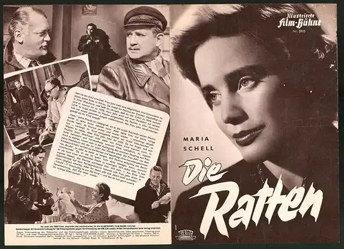 Filmprogramm IFB Nr. 2825, Die Ratten, Maria Schell, Curd Jürgens, Heidemarie Hatheyer, Regie: Robert Siodmak