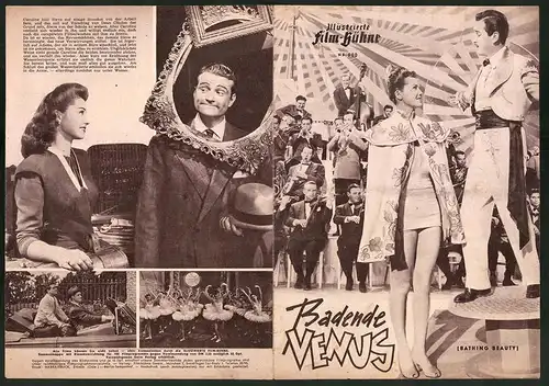 Filmprogramm IFB Nr. 500, Badende Venus, Red Skelton, Esther Williams, Basil Rathbone, Regie: George Sidney