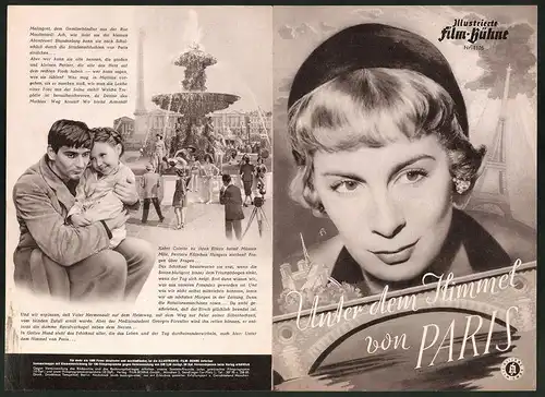 Filmprogramm IFB Nr. 1126, Unter dem Himmel von Paris, Jean Brochard, Christiane Lenier, Regie: Julien Duvivier