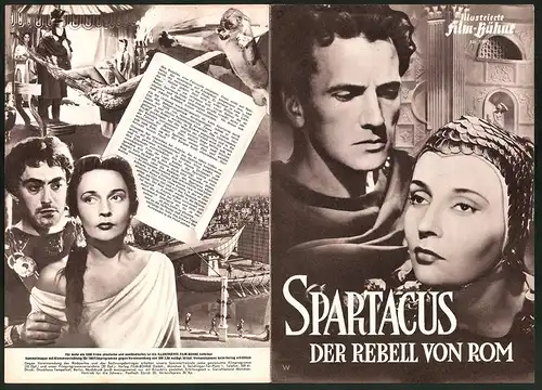 Filmprogramm IFB Nr. 1992, Spartacus - der Rebell von Rom, Massimo Girotti, Gianna Maria Canale, Regie: Riccardo Freda