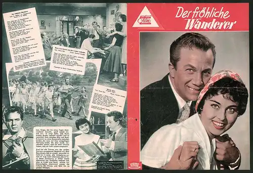 Filmprogramm DNF, Der fröhliche Wanderer, Rudolf Schock, Waltraut Haas, Regie: Hans Quest