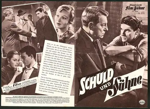 Filmprogramm IFB Nr. 3858, Schuld und Sühne, Jean Gabin, Marina Vlady, Regie: Georges Lampin