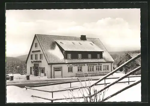AK Torfhaus, Das Hotel Das Torfhaus im Schnee