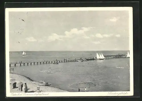 AK Timmendorferstrand, Aussicht auf die Landungsbrücke