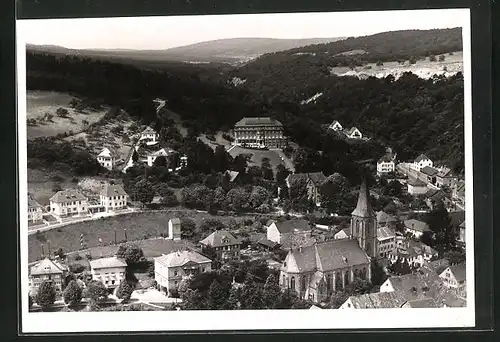 AK Stromberg, Teilansicht des Ortes am Waldrand