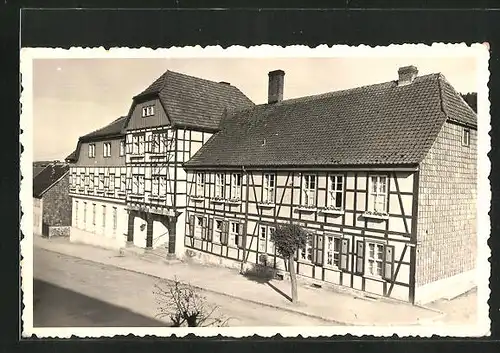 AK Güntersberge, Blick auf Handwerker Erholungsheim