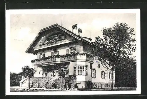 AK Finsterbergen i. Thür. Wald, Landhaus Hartung