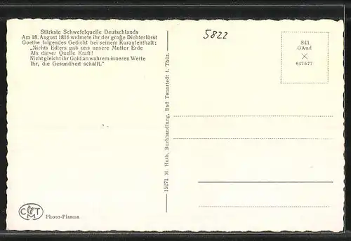 AK Bad Tennstedt, Marktplatz, am Goethehaus & am Ketzerturm