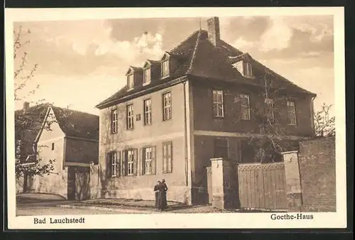 AK Bad Lauchstedt, Goethe Haus