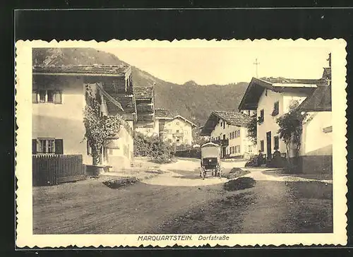 AK Marquartstein, Dorfstrasse im Ort
