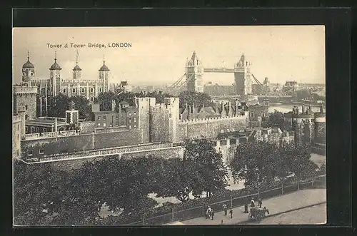 AK London, Tower & Tower Bridge