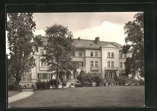 AK Heiligendamm, Park mit Sanatorium Glück Auf