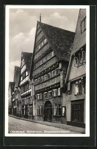 AK Osnabrück, Renaissancehäuser in der Bierstrasse