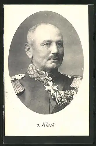 AK Heerführer General von Kluck in Uniform