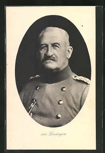 AK Heerführer General von Linsingen in Uniform