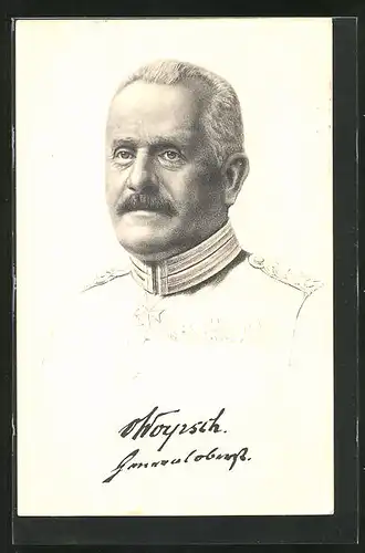 AK Heerführer Generaloberst von Woyrsch in Uniform