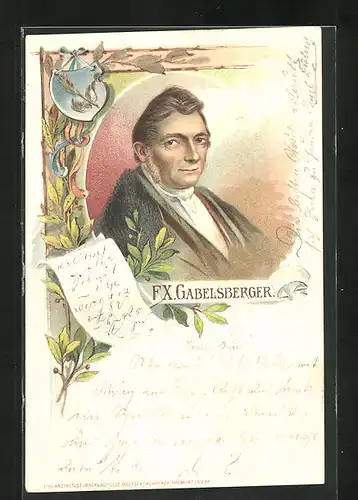 AK F. X. Gabelsberger, Erfinder der Stenographie