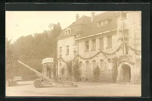 Foto-AK Landau, Cercle de Officiers