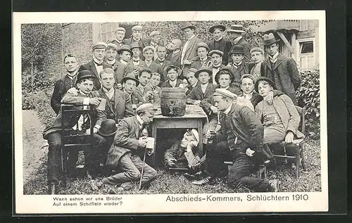 AK Schlüchtern, Abschieds-Kommers 1910