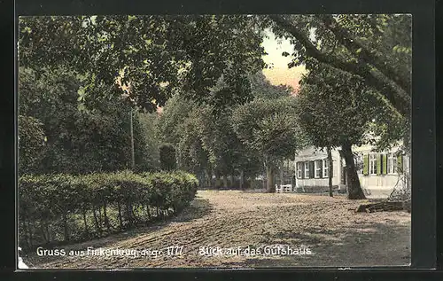 AK Finkenkrug, Blick auf das Gutshaus