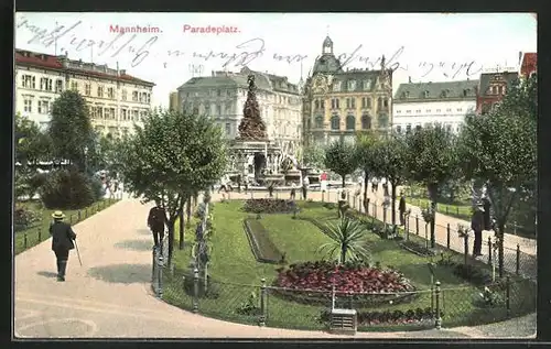 AK Mannheim, Paradeplatz