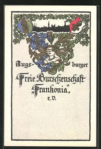 AK Augsburg, Freie Burschenschaft Frankonia e. V., Studentenwappen