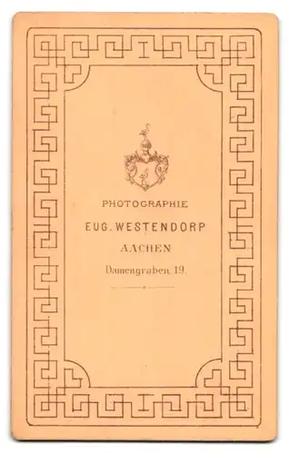 Fotografie Eug. Westendorp, Aachen, Damengraben 19, Betagter Herr mit Vollbart